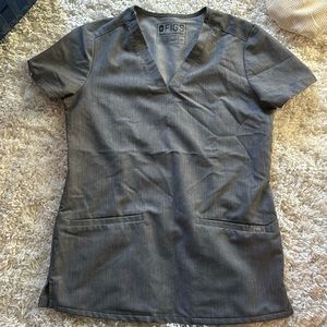 FIGS scrub top grey XXS